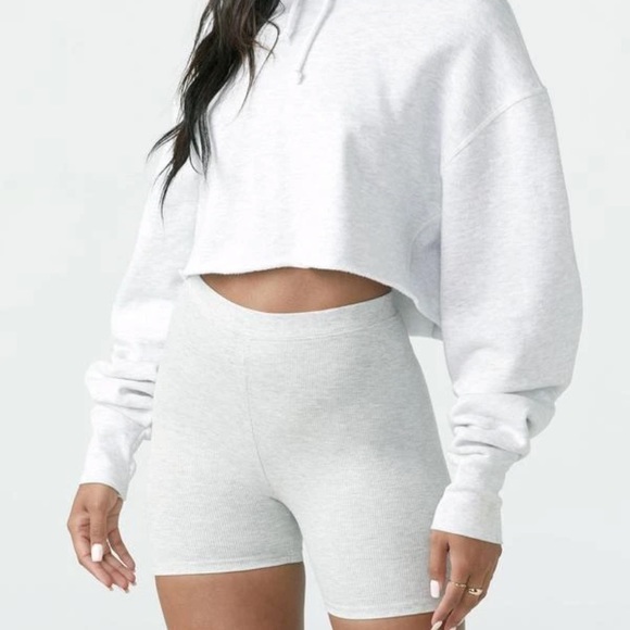 joah brown raw edge hoodie - Picture 2 of 4